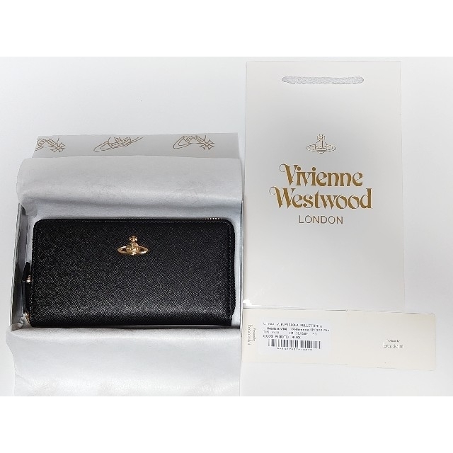 Vivienne Westwood(ヴィヴィアンウエストウッド)の新品 未使用  ヴィヴィアンウエストウッド 長財布 ブラック レディースのファッション小物(財布)の商品写真