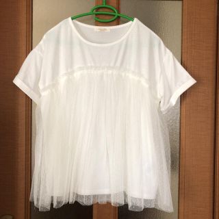 ショコラフィネローブ(chocol raffine robe)の新品 ショコラフィネローブ  トップス(カットソー(半袖/袖なし))