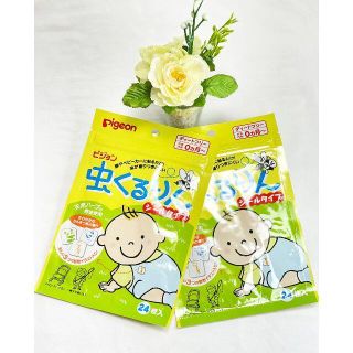 ピジョン　虫くるりん　 シールタイプ 　24枚入 　2セット(その他)