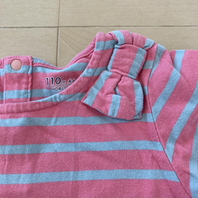 WORLD BASIC(ワールドベーシック)のワールドベーシック　ワンピース　110 キッズ/ベビー/マタニティのキッズ服女の子用(90cm~)(ワンピース)の商品写真