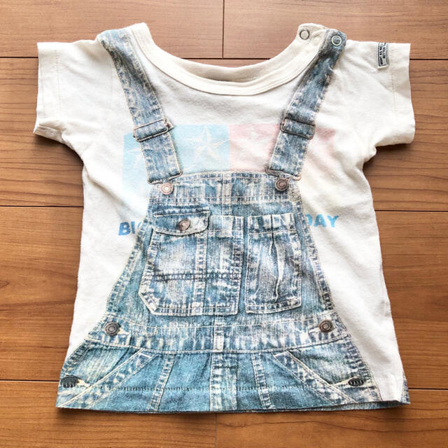 F.O.KIDS(エフオーキッズ)のTシャツ 80 夏用　メンズ　男の子　保育園　キッズシャツ　シンプル　オシャレ キッズ/ベビー/マタニティのベビー服(~85cm)(Ｔシャツ)の商品写真