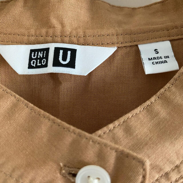 UNIQLO(ユニクロ)のUNIQLO シアーバンドカラーシャツ レディースのトップス(シャツ/ブラウス(長袖/七分))の商品写真