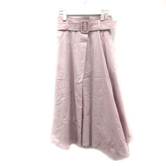 GRACE CONTINENTAL(グレースコンチネンタル)のグレースコンチネンタル 19SS スカート フレア ロング 36 S ピンク レディースのスカート(ロングスカート)の商品写真