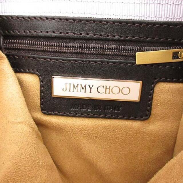 JIMMY CHOO(ジミーチュウ)のジミーチュウ クラッチバッグ セカンド パーティ ハラコ レオパード ベージュ レディースのバッグ(クラッチバッグ)の商品写真