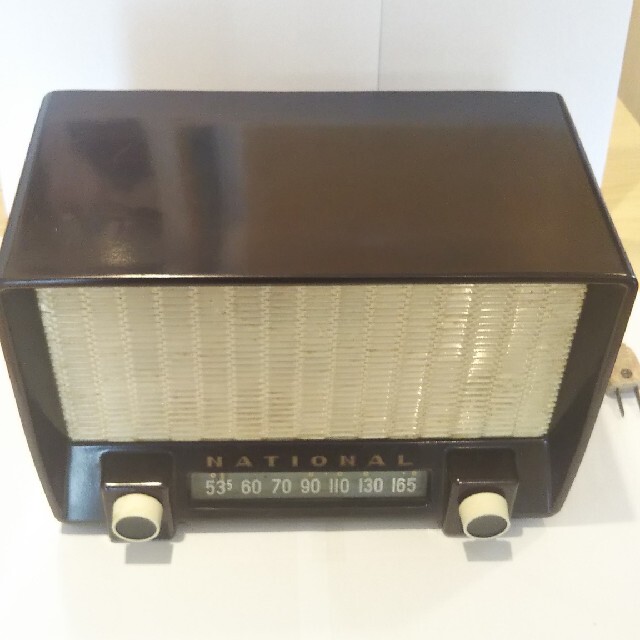 ナショナル真空管ラジオ、PS-53型（1953年式）、可動、オリジナル極上美品、の通販 キミヨシ's shop｜ラクマ by 大人気得価
