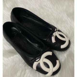 シャネル(CHANEL)の最終❤シャネル❤カンボンライン バレリーナ 37.5(バレエシューズ)