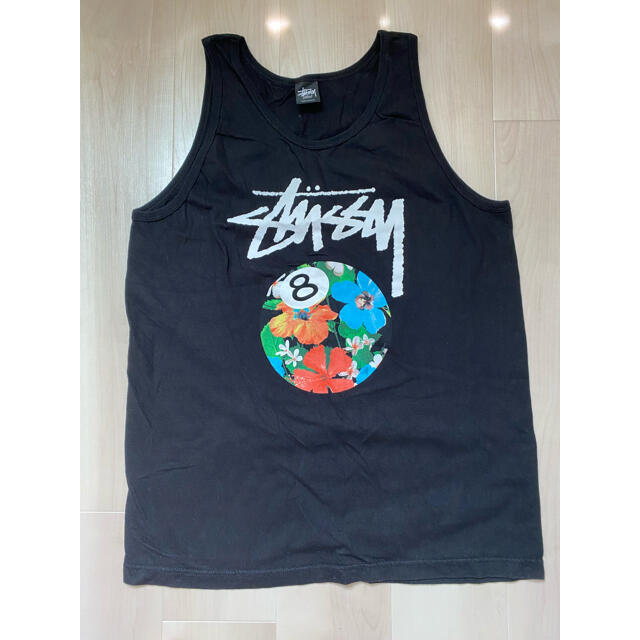 STUSSY(ステューシー)のSTUSSY ステューシー　黒　タンクトップ　ワンピース メンズのトップス(タンクトップ)の商品写真