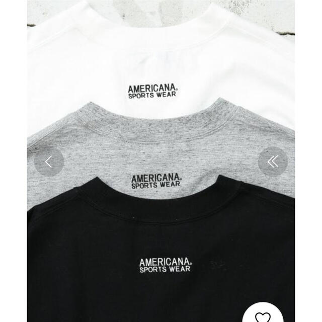 BEAUTY&YOUTH UNITED ARROWS(ビューティアンドユースユナイテッドアローズ)のBEAUTY&YOUTH 別注　AMERICANAビッグショートスリーブTシャツ レディースのトップス(Tシャツ(半袖/袖なし))の商品写真