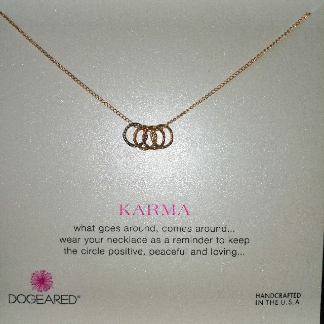 Dogeared(ドギャード)のDOGEAREDネックレス「KARMA」18” レディースのアクセサリー(ネックレス)の商品写真