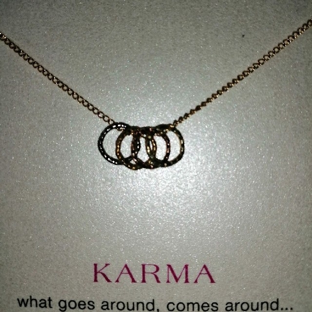 Dogeared(ドギャード)のDOGEAREDネックレス「KARMA」18” レディースのアクセサリー(ネックレス)の商品写真