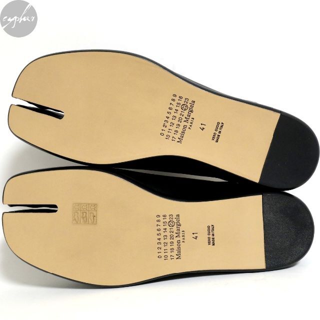 Maison Martin Margiela(マルタンマルジェラ)の41 新品 21SS メゾンマルジェラ レザー 足袋 シューズ 黒 タビ メンズの靴/シューズ(その他)の商品写真