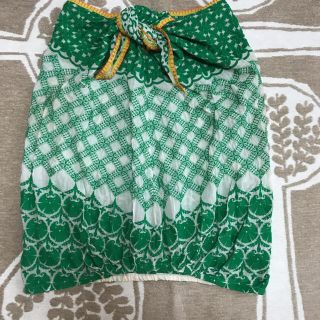 ツモリチサト(TSUMORI CHISATO)のツモリチサト　刺繍スカート(ひざ丈スカート)