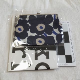 マリメッコ(marimekko)のマリメッコ　がま口　ポーチ　bwb(ポーチ)