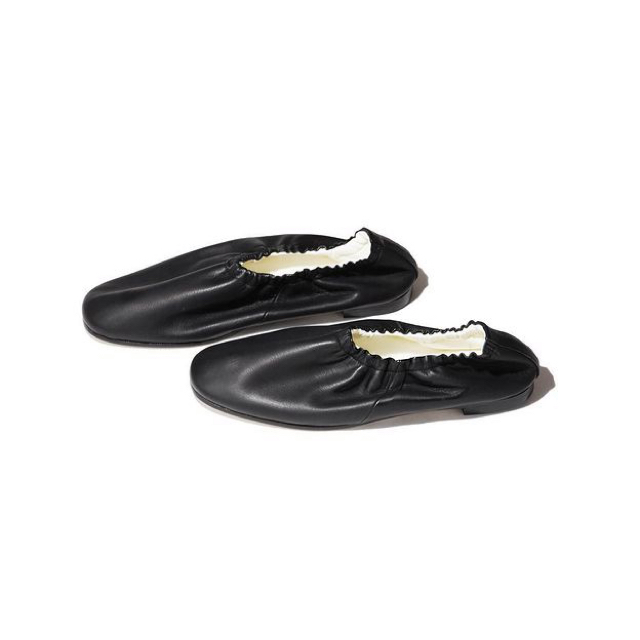 beatiful shoes23.5㎝ ブラックフラットシューズ 純正ショッピング www