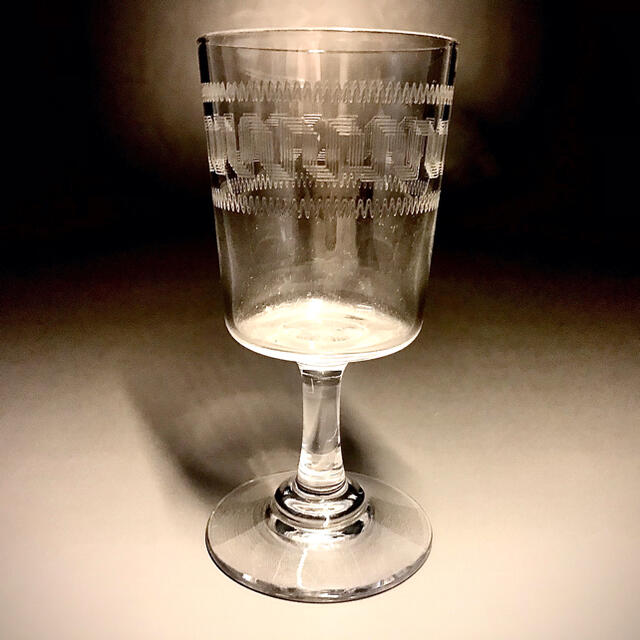 オールド バカラ グリーク Baccarat 1907年ワイングラス ペア - 2