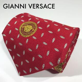 ジャンニヴェルサーチ(Gianni Versace)のジャンニヴェルサーチ イタリア製 高級シルク ネクタイ メデューサ 刺繍(ネクタイ)