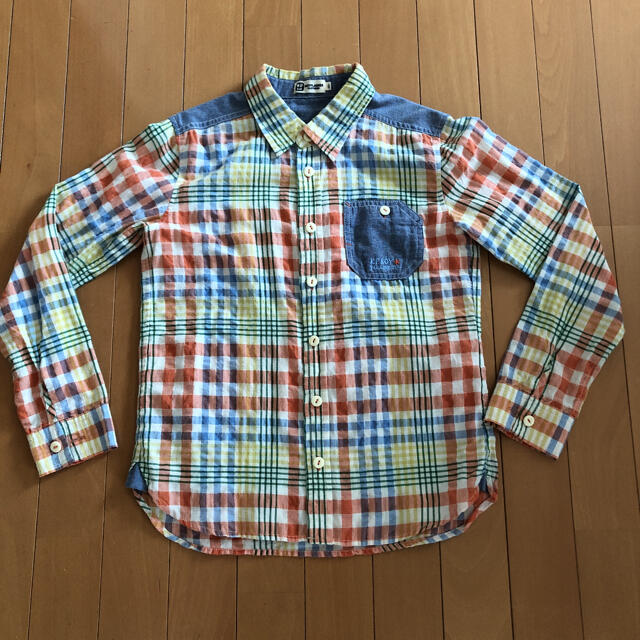 KP(ニットプランナー)のKP BOYチェックシャツ140 キッズ/ベビー/マタニティのキッズ服男の子用(90cm~)(ブラウス)の商品写真