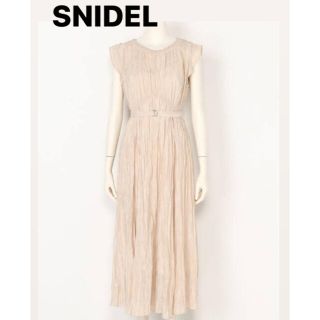 スナイデル(SNIDEL)のsnidel ワッシャープリーツフレアワンピース(ロングワンピース/マキシワンピース)