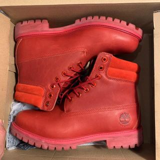 ティンバーランド(Timberland)のTimberland ビビッド　レッド　赤　27(ブーツ)