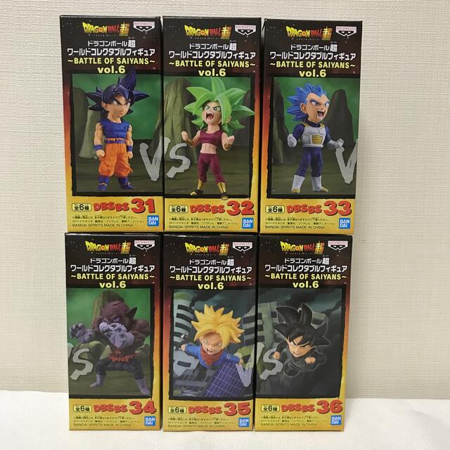 ドラゴンボール超　ワールドコレクタブルフィギュア　ワーコレvol.6 全6種