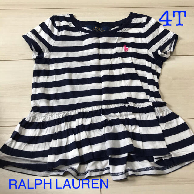 POLO RALPH LAUREN(ポロラルフローレン)のラルフローレン4T Tシャツ キッズ/ベビー/マタニティのキッズ服女の子用(90cm~)(Tシャツ/カットソー)の商品写真