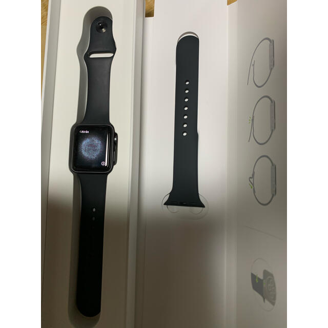 Apple Watch series3 38mm スペースグレイ