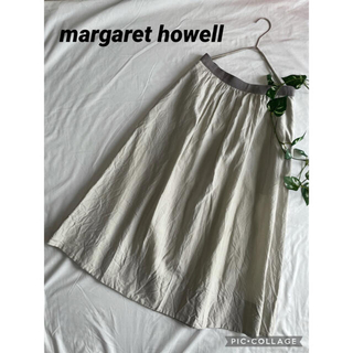 マーガレットハウエル(MARGARET HOWELL)のマーガレットハウエル　フレアースカート(ロングスカート)