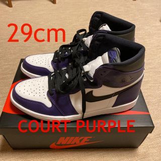 ナイキ(NIKE)のNIKE AIR JORDAN1「COURT PURPLE」29cm(スニーカー)