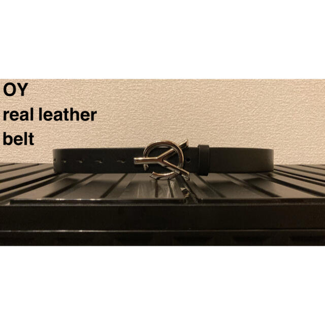 OY real leather belt