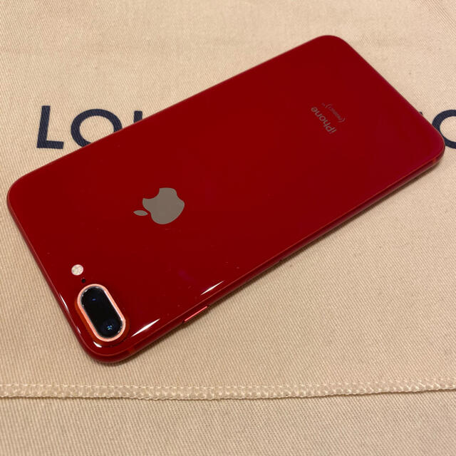 iPhone8 Plus 256GB Red SIMフリー 画面割れ