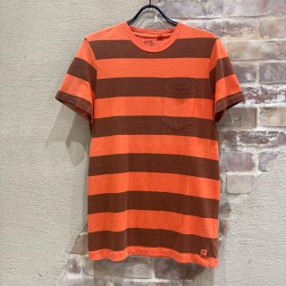 M.Nii ボーダーポケットTシャツ(Tシャツ/カットソー(半袖/袖なし))