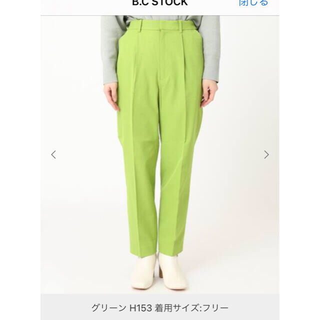 Simplicite(シンプリシテェ)のサイズフィットテーパードパンツ レディースのパンツ(カジュアルパンツ)の商品写真