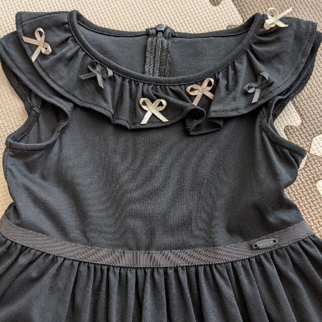 TOCCA(トッカ)のトッカバンビ　ワンピース　黒色　100cm キッズ/ベビー/マタニティのキッズ服女の子用(90cm~)(ワンピース)の商品写真