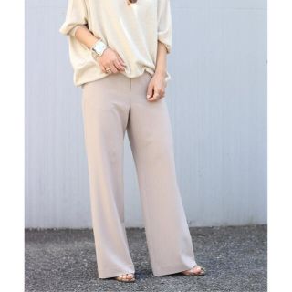 プラージュ(Plage)の straight plain パンツ◆ カラー　ベージュ(カジュアルパンツ)