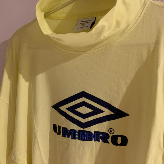 vetements umbro ネオンイエロー　XS オーバーサイズ　ヴェトモン 1