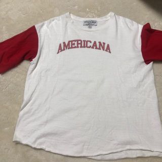 アメリカーナ(AMERICANA)の【Americana】半袖Tシャツ　(Tシャツ(半袖/袖なし))