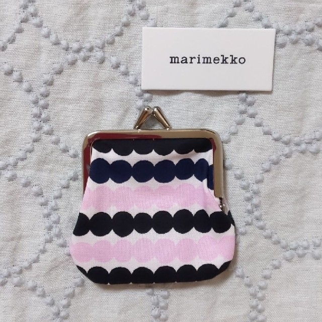 marimekko(マリメッコ)のmarimekko がま口ポーチ 大小2個セット レディースのファッション小物(ポーチ)の商品写真