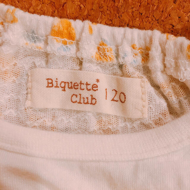 Biquette Club(ビケットクラブ)のbiquette club トップス チュニック 120 キッズ/ベビー/マタニティのキッズ服女の子用(90cm~)(Tシャツ/カットソー)の商品写真