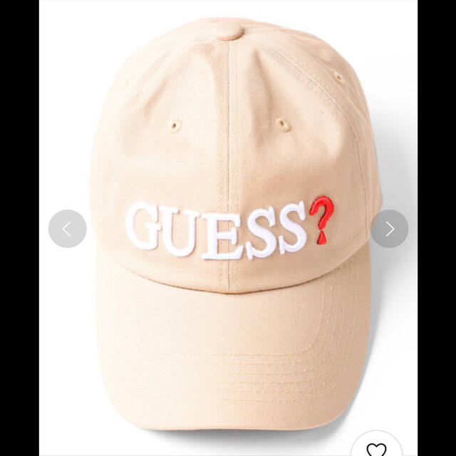 GUESS(ゲス)のGuess/ゲス GUESS LOGO CAP/ロゴ刺繍キャップ ベージュ レディースの帽子(キャップ)の商品写真