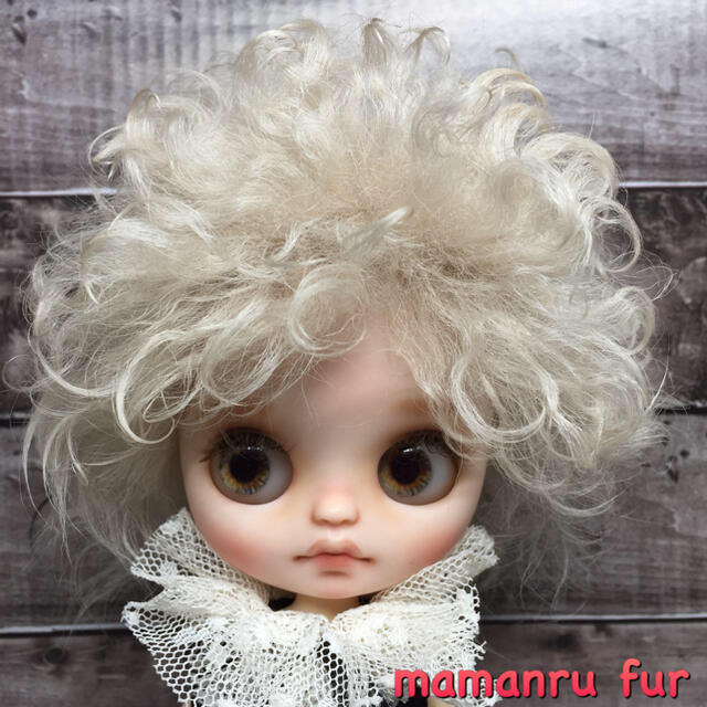 blythe _wm-202ペールベージュ✨カルガンラムフルスキンウィッグ