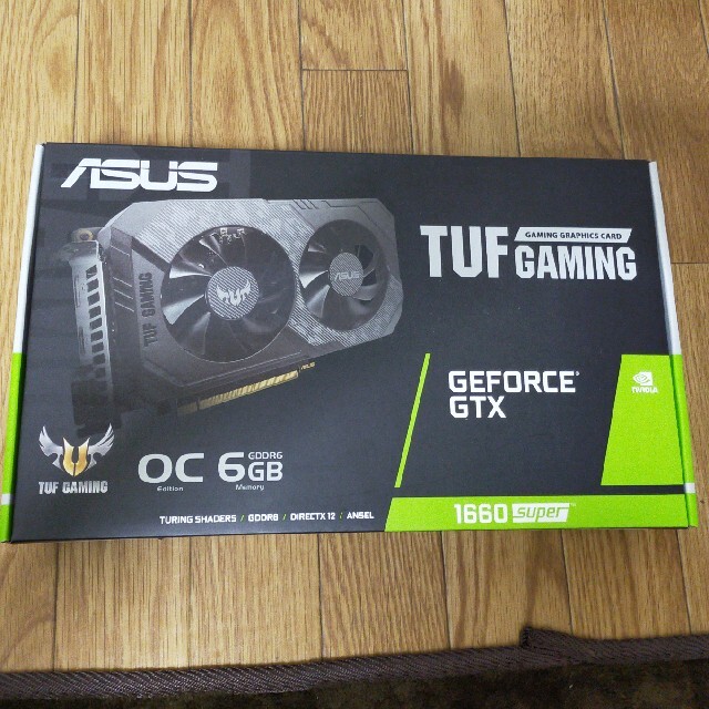 送料関税無料】 - ASUS 新品未開封 ASUS tuf 1660super PCパーツ - www
