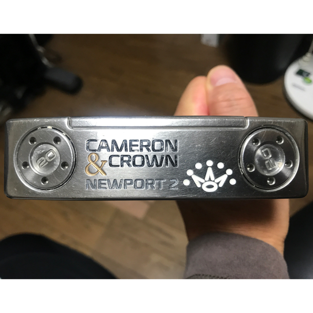 Scotty Cameron(スコッティキャメロン)のスコッティ・キャメロン　キャメロン＆クラウン　ニューポート２　33インチ スポーツ/アウトドアのゴルフ(クラブ)の商品写真