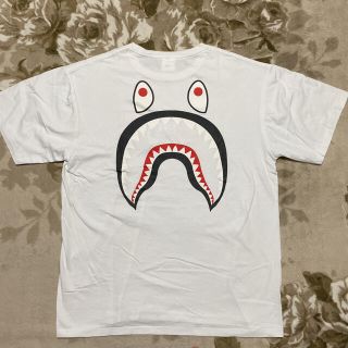 アベイシングエイプ(A BATHING APE)のAPE BAPE KAWS BABY MILO SHARK tシャツ 2XL 白(Tシャツ/カットソー(半袖/袖なし))