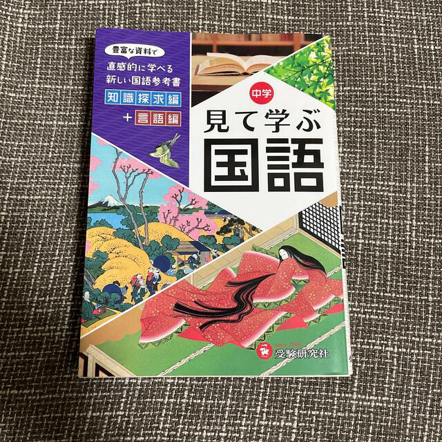 自由自在中学見て学ぶ国語 豊富な資料で直感的に学べる新しい国語参考書　知識探 エンタメ/ホビーの本(語学/参考書)の商品写真