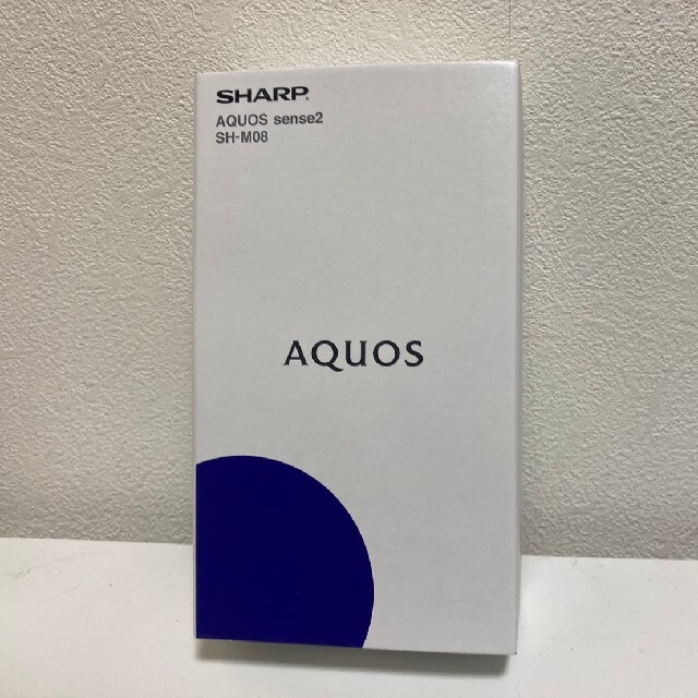 【新品未使用品】AQUOS Sense 2 SH-M08 ホワイトシルバー
