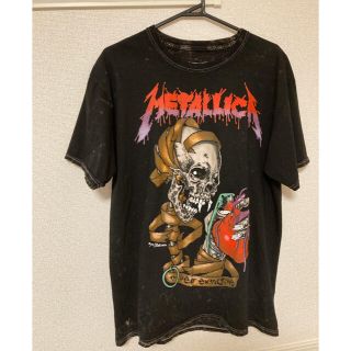 古着メタリカTシャツ METALLICAパスヘッドヴィンテージバンT(Tシャツ/カットソー(半袖/袖なし))