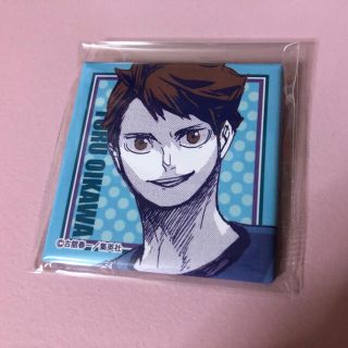 ハイキュー 原作バラエティグッズ スクエア缶バッチ 及川徹の通販