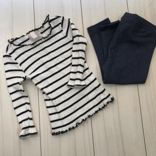 ベビーギャップ(babyGAP)の80サイズ　上下セット　(シャツ/カットソー)