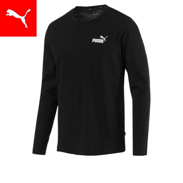 PUMA(プーマ)のプーマ  長袖 Tシャツ  ESS LS 851772 PUMA ホワイト　L メンズのトップス(Tシャツ/カットソー(七分/長袖))の商品写真