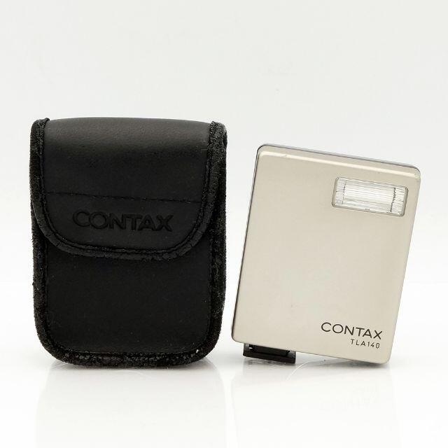 ★動作OK！★CONTAX TLA140 ストロボ◆革ポーチ付